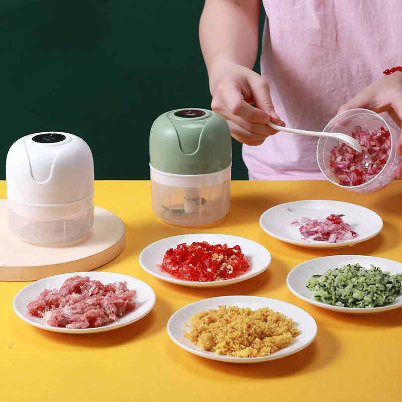 Mini processador elétricos de alimentos