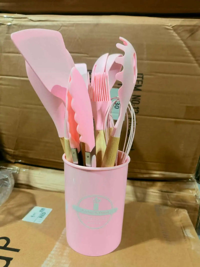 Kit Conjunto Cozinha C/12 Peças Silicone