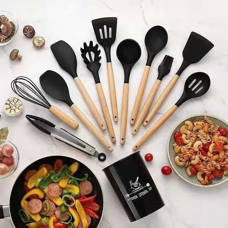 Kit Conjunto Cozinha C/12 Peças Silicone