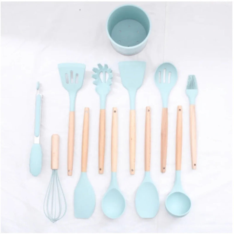 Kit Conjunto Cozinha C/12 Peças Silicone