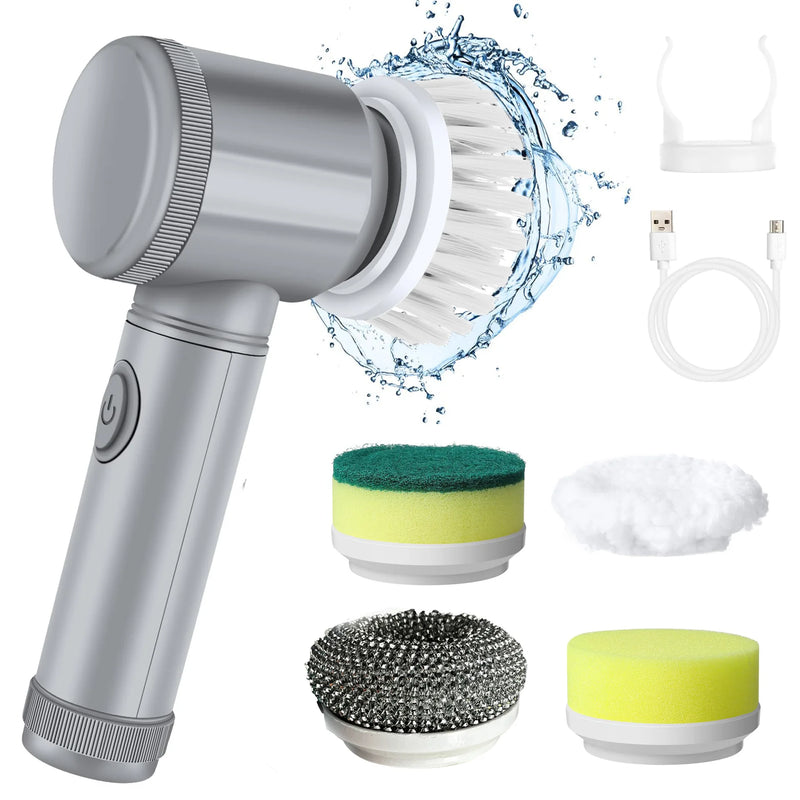 Poderosa escova de limpeza elétrica rotativa Xiaomi 5 em 1
