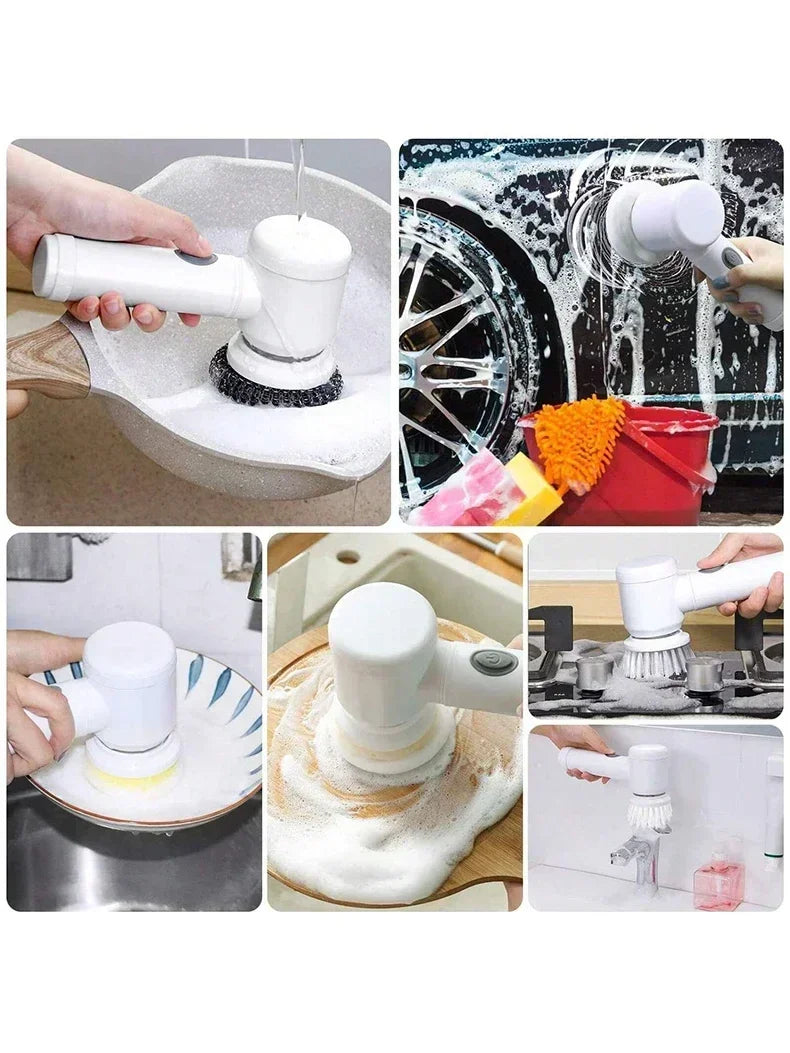 Poderosa escova de limpeza elétrica rotativa Xiaomi 5 em 1